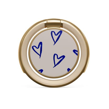 BURGA Cell Phone Ring, Holder Grip and Stand - Finger Phone Grip for Back of Smartphone Case, Kickstand 360 Rotation, Universal Ring for iPhone Samsung Galaxy Huawei Google Pixel, Stylish Accessories - color: Love Me Right, style: Gold