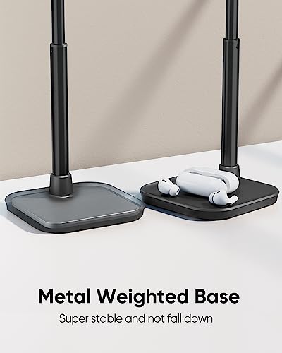 Cell Phone Stand, Phone Holder for Desk, Office Desktop iPhone Stand - color: Black