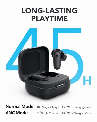Soundcore P30i by Anker Noise Cancelling Earbuds, Hands-Free Viewing - color: Black