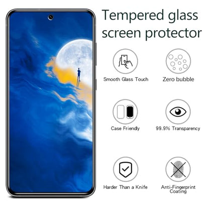 KAREEN Privacy Screen Protector for Samsung Galaxy S21 FE Tempered Glass - color: Black