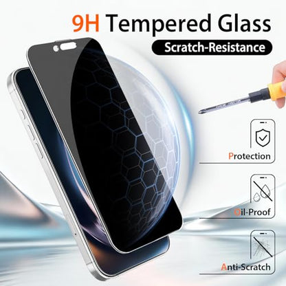 360 Degree Privacy Screen Protector for iPhone 17 Air 6.5-Inch - size: iPhone 17 Air