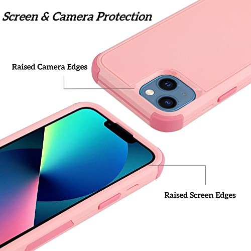 Co-Goldguard for iPhone 13 Case, [Shockproof] [Military Dropproof] Non-Slip Heavy Duty Full-Body Protection Phone Case Cover for iPhone 13, 6.1 inch, Pink01 - color: Pink01