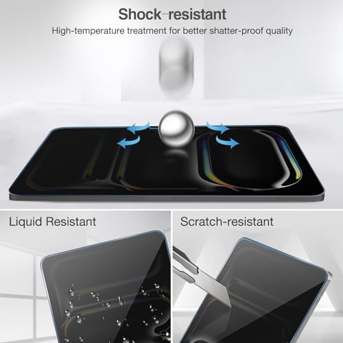 ProCase 1 Pack Privacy Screen Protector for 13" iPad Pro/Air - size: iPad Pro 13" (M5) / (M4)/ iPad Air 13" (M2)
