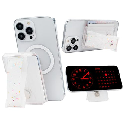 LOVEHANDLE Wallet for MagSafe + Kickstand - Confetti - color: Confetti