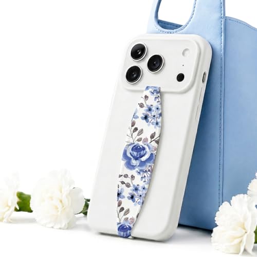 Switchbands Aesthetic Flower Phone Grip Strap – Reversible Floral Phone Strap, Arthritis Friendly, Anti-Theft Security, Wireless Charging Compatible, Universal Cell Phone Grip – Laurel Canyon - color: Laurel Canyon, size: Pack of 1