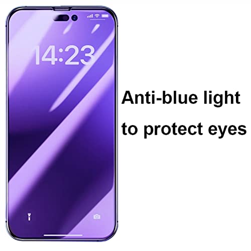 2 Pack Anti-Blue Privacy Tempered Glass for iPhone 17 Pro Max Anti-Spy Screen Protector Anti-Peeping Film 6.9 inch - size: For iPhone 17 Pro Max