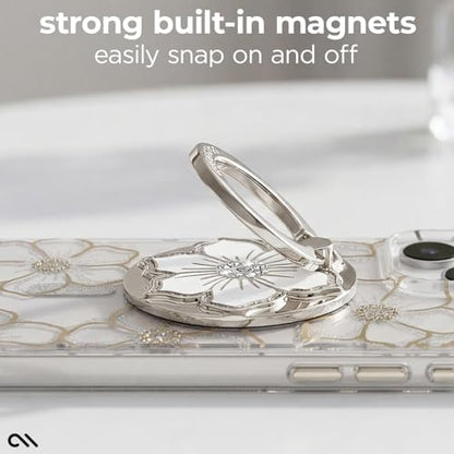 Case-Mate Magnetic Phone Grip and Ring Stand - MagSafe Holder - Floral Gems - color: Floral Gems