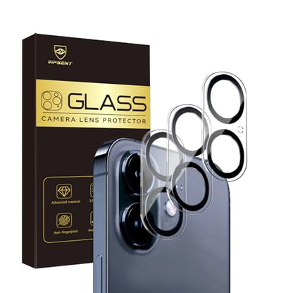 Camera Lens Protector for iPhone 16 6.1" / iPhone 16 plus 6.7"/ iPhone17 6.3",9H Tempered Glass，Ultra HD, Scratch Resistance Easy to Install，Case Friendly，[Does not Affect Night Shots] 3-Pack - size: iPhone16/16Plus/iPhone17