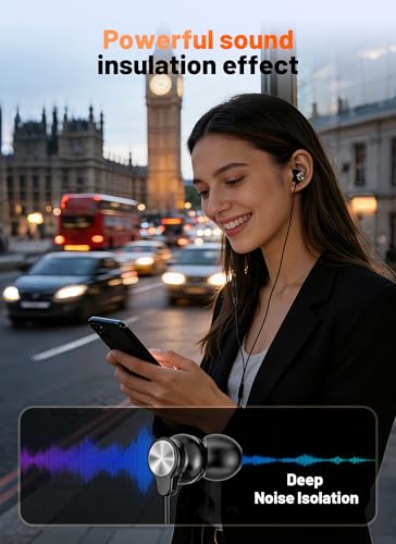 2 Pack USB C Headphones Wired Earbuds for Samsung Galaxy, iPhone 17/16/15 - size: 2 Pack