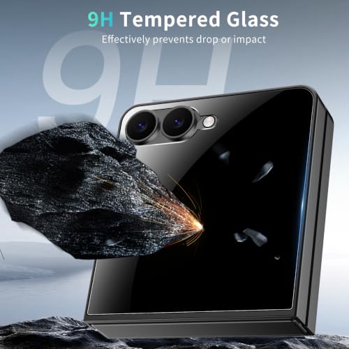 2 Pack for Samsung Galaxy Z Flip 8 Privacy Screen Protector | Outer Privacy 9H Tempered Glass Film, 25° Anti-Spy, Anti-Scratch, Easy Installation, Compatible with Z Flip 8 / Z Flip 7 - size: Galaxy Z Flip 8