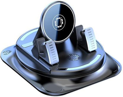 New 360°Dashboard Car Phone Holder,Dashboard Phone Holder with Vacuum Suction Technology Essential Phone Holders with Strong Suction Cup for All Smartphones,Universal Windshield Adhesive Mount(1 PCS)