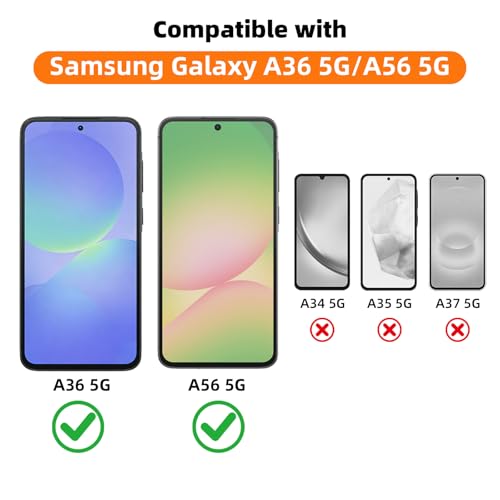3 Pack Privacy Screen Protector for Samsung Galaxy A36 5G/A56 5G - size: [Privacy] Galaxy A36 (3 Pack)