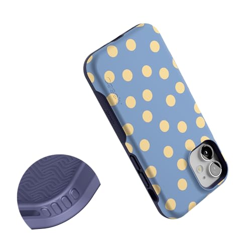 Casely iPhone 12 Mini Case | in the Spotlight | Pastel Polka Dot | Bold Protective Design | Compatible with MagSafe - color: In the Spotlight | Pastel Polka Dot, size: Iphone 12 Mini
