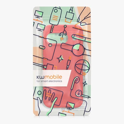 kwmobile Case Compatible with Google Pixel 9 Case - Protective Slim TPU Phone Cover - Soft Matte Finish - Classic Red - color: Classic Red, size: Pixel 9