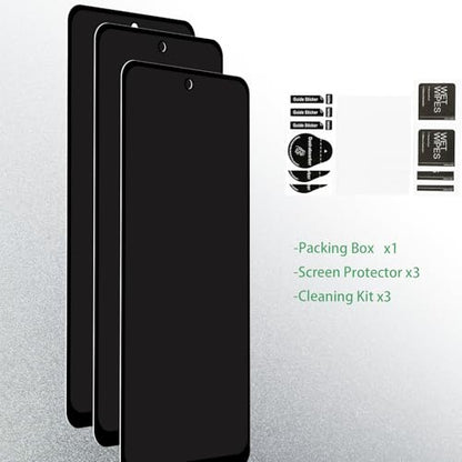 3 Pack for Motorola Moto G Power 2025 Privacy Screen Protector - color: [Privacy]-Moto G Power 2025