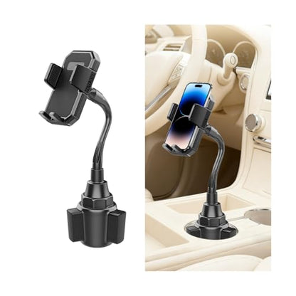 360° Rotatable Long-Neck Cup Holder Phone Mount, Style X907 - size: A297+X907
