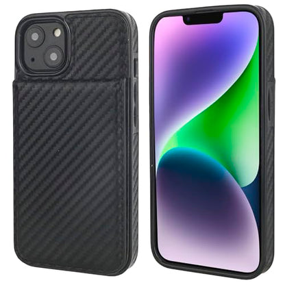 KIHUWEY for iPhone 14 Wallet Case Card Holder Kickstand, Carbon Black - color: Carbon Black