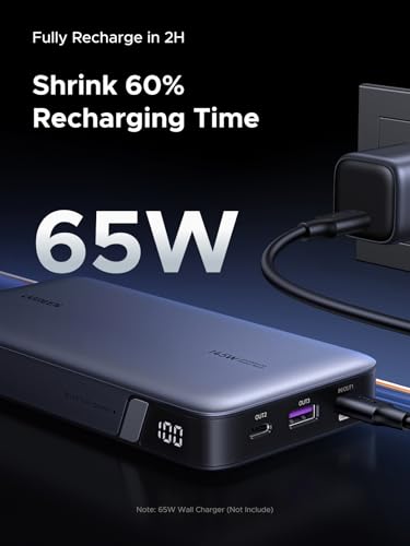 UGREEN Power Bank 25,000mAh 145W Laptop Portable Charger, Nexode 3-Port USB C PD Battery Pack, for MacBook Pro/Air, Dell XPS, iPhone 17/16/15/14, Galaxy S26 Steam Deck, iPad, and More (Pack of 2) - size: 160*81*27 mm (Pack of 2)