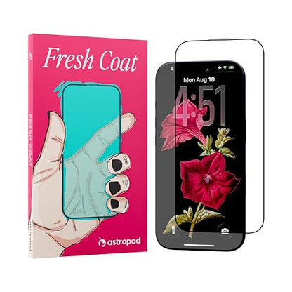 Astropad Fresh Coat Anti Reflective Screen Protector for iPhone 17 Air, 75 Percent Less Glare, Preserves iPhone AR Display, 9H High Alumina Glass, Edge to Edge Fit, Easy Bubble Free Install