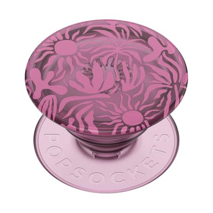 PopSockets Adhesive Phone Grip, Holder- Sava Sava Palms - color: Sava Sava Palms