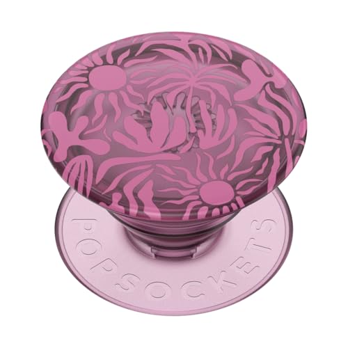 PopSockets Adhesive Phone Grip, Holder- Sava Sava Palms - color: Sava Sava Palms