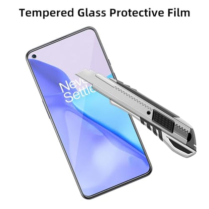 4 Pack Glass Screen Protector Compatible for OnePlus 9 5G / LE2113 LE2111 LE2110 [9H Hardness]-HD Screen Tempered Glass, Scratch Resistant,Easy Install [Case Friendly] - size: OnePlus 9 5G