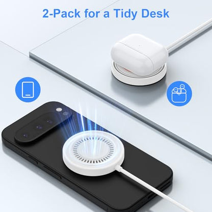 for Google Pixel 11/11 Pro/11 Pro XL/10 Pro Fold Magnetic Wireless Charger - color: White