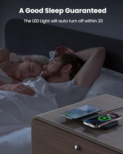 Wireless Charger, 10W Max Dual Charging Pad for iPhone 17/16/15/14/13/12/11/XR/X/8, Airpods 4/3/2/Pro, Samsung Galaxy S25/S24/S23/S22/S21, QC 24W Adapter, Charging Adapter - style: 2 in 1