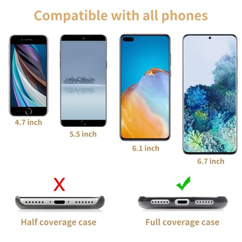 OUTXE Phone Tether Tab Rotatable 360°, 4 Pack Phone Lanyard Patch for Phone Strap Compatible iPhone & Other Cell Phone (White) - color: White