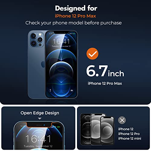 UNBREAKcable Privacy Screen Protector for iPhone 12 Pro Max, 2-Pack - size: iPhone 12 Pro Max