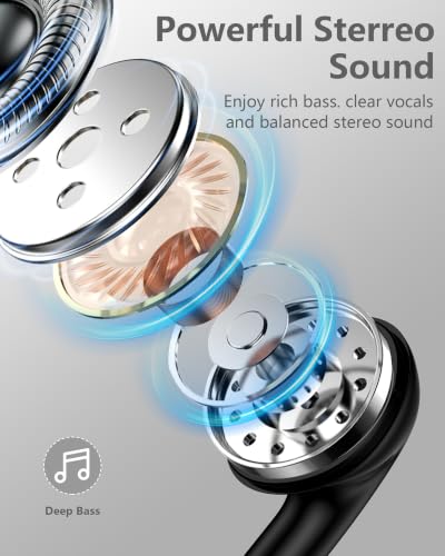 Samsung Earbuds Wired, 3.5mm Headphones with Mic, in-Ear Ear Buds for Apple - color: BLACK 3.5MM Earbuds