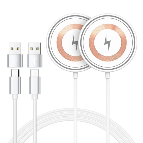 Wireless Charger for Samsung Fast Charging Pad Magnetic WirelessCharger for - color: white