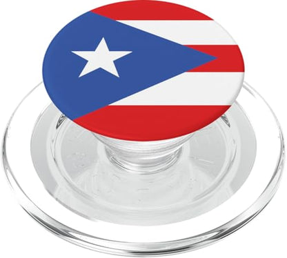Puerto Rico Flag PopSockets PopGrip for MagSafe - style: Magnetic PopGrip