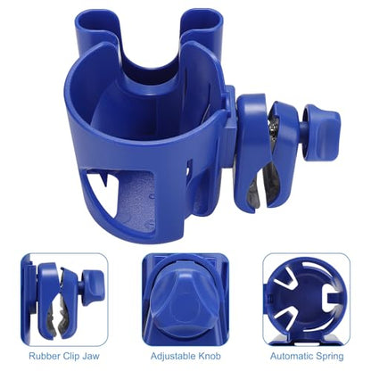 Accmor Stroller Cup Holder, Cup Holder for Walker Bike Wheelchair - color: Cup Phone Holder-Blue