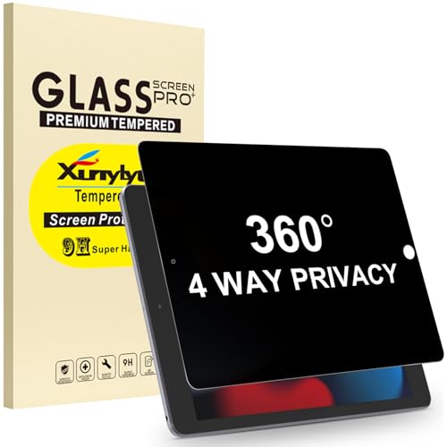 360° 4 Way Privacy Screen Protector for iPad 9th 8th 7th Gen - color: iPad 9th 8th 7th 10.2"