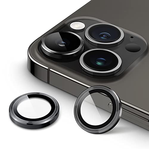 JETech Camera Lens Protector for iPhone 14 Pro/14 Pro Max, Space Black - color: Space Black
