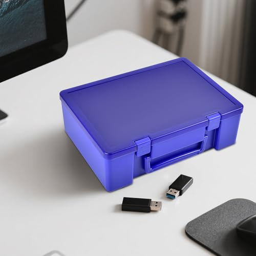 FULLCASE USB Flash Drive Case for SanDisk,for Samsung,for PNY,104-Slot - color: Blue