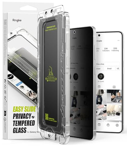 Ringke for Samsung Galaxy S25 Edge Screen Protector [Easy Slide Privacy] - size: Galaxy S25 Edge