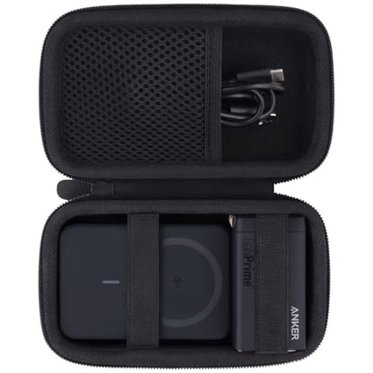 co2CREA Hard Travel Case for Anker 5,000mAh Ultra-Slim/10,000mAh Power Bank | Compatible with Anker Nano A1665 A1664 Slim MagGo Magnetic Charger, Protective Carrying Storage Bag