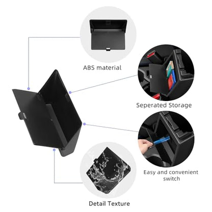 SMABEE Center Console Hidden Storage Box for Subaru Forester 2025 - size: Center Console Hidden Storage Box