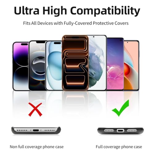 Yojaro 360° Rotating Stainless Steel Phone Tether Tab (3-Pack) - Universal for iPhone & Other Phones (Fits Wristbands/Necklaces/Crossbody Straps) - color: Silvery