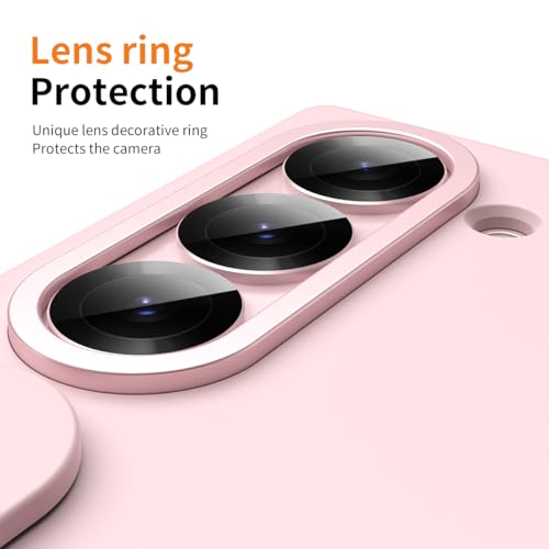 for Samsung Galaxy Z Fold 6 Protect Case with Wristband Stand,Bulit-in Screen & Lens Protection Shockproof Full Body Drop Fall Protection.(Pink) - color: Pink