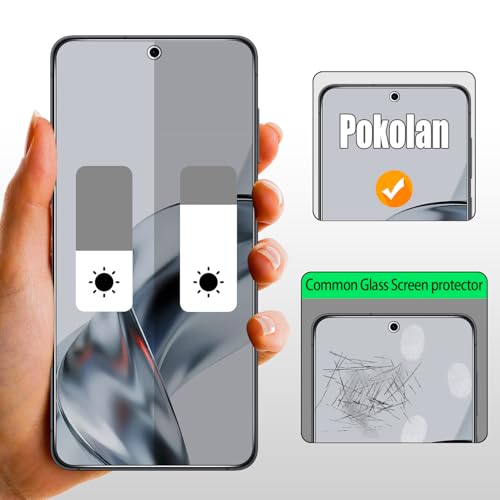 Pokolan 3 Pack Privacy Screen Protector for Samsung Galaxy S26 Plus - size: Galaxy S26 Plus