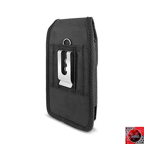 for Samsung Galaxy A32 Case; TMAN® Rugged Nylon Holster Heavy Duty Vertical Holster w Metal Belt Clip Pouch Case for Samsung Galaxy A32 5G (Slim Size Fit) - size: Slim Size Fit