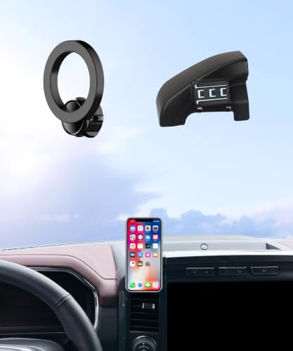 Car Phone Mount for 2021-2024 Ford F-150 Accessories, Magsafe Magnetic Clip - size: for 2021 2022 2023 2024 Ford F-150