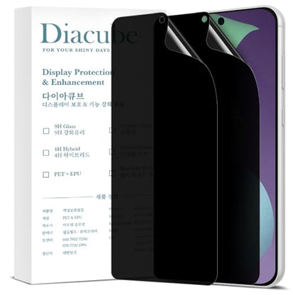 For Samsung Galaxy S23 [Upgraded 27°] Privacy Screen Protector [2 PACK][Fast Fingerprint ID Unlock][Anti-Spy PET Film][Easy Installation with Alignment Jig] [Scratch Resistant] - size: Galaxy S23