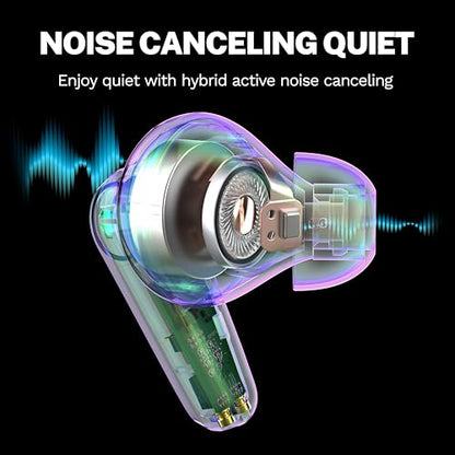 JLab Go Pods ANC, True Wireless Earbuds, Active Noise Cancelling, Bluetooth, Black - color: Black
