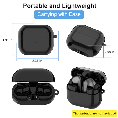 Charging Case for Samsung Galaxy Buds 3 Pro Wired Charging, Replacement Charger Case with USB-C Cable (Earbuds Not Included)
