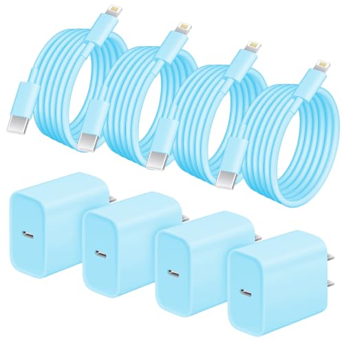 AISNI Fast Charging for iPhone 14/13/12 Fast Charger with 6 FT Long Cable - color: Blue