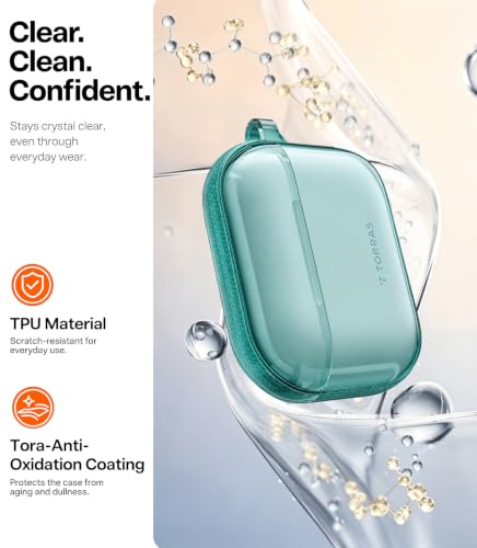 TORRAS A3 Neo for AirPods Pro 3 Case with Lanyard, 3rd Gen, Glacier Sprint - color: Glacier Sprint